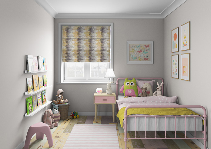 Highbury, Ochre - Twist&Fit Roman Blind - Image 5